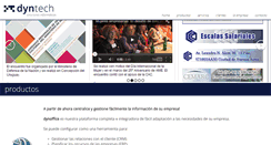 Desktop Screenshot of dyntech.com.ar